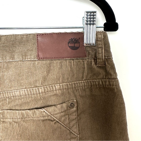 Timberland Low-Rise Light Taupe Academia Collegiate Straight Leg Corduroy Pants - Picture 10 of 12
